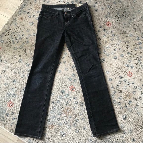 Gap Dark Wash Straight Leg Cut Denim Jeans - Picture 2 of 6